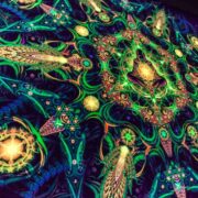 Reincarnation 2: Psychedelic Fluorescent UV Tapestry - Image 3