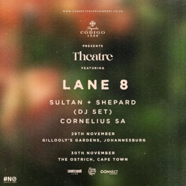 Theatre featuring Lane 8 (Johannesburg) - Tickets