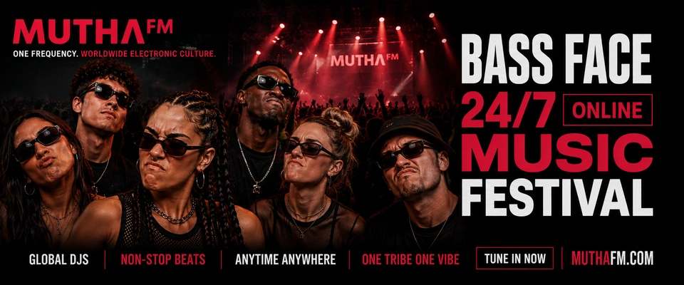 Mutha FM Bass Face Banner