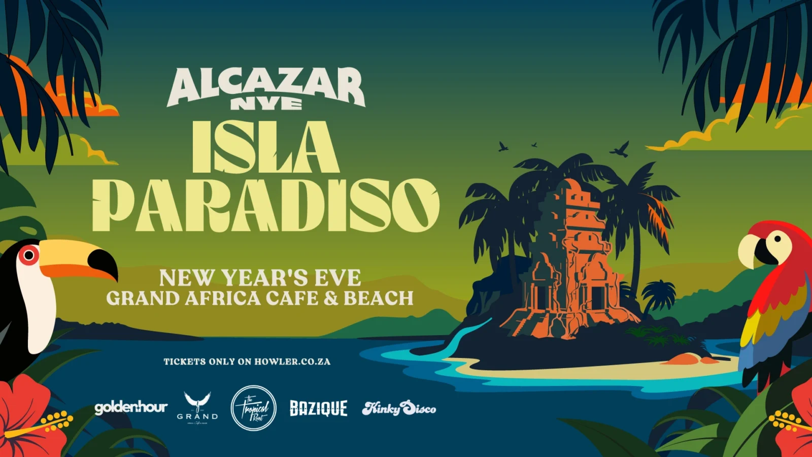Alcazar Cape Town New Year's Eve Festival 2026 cover