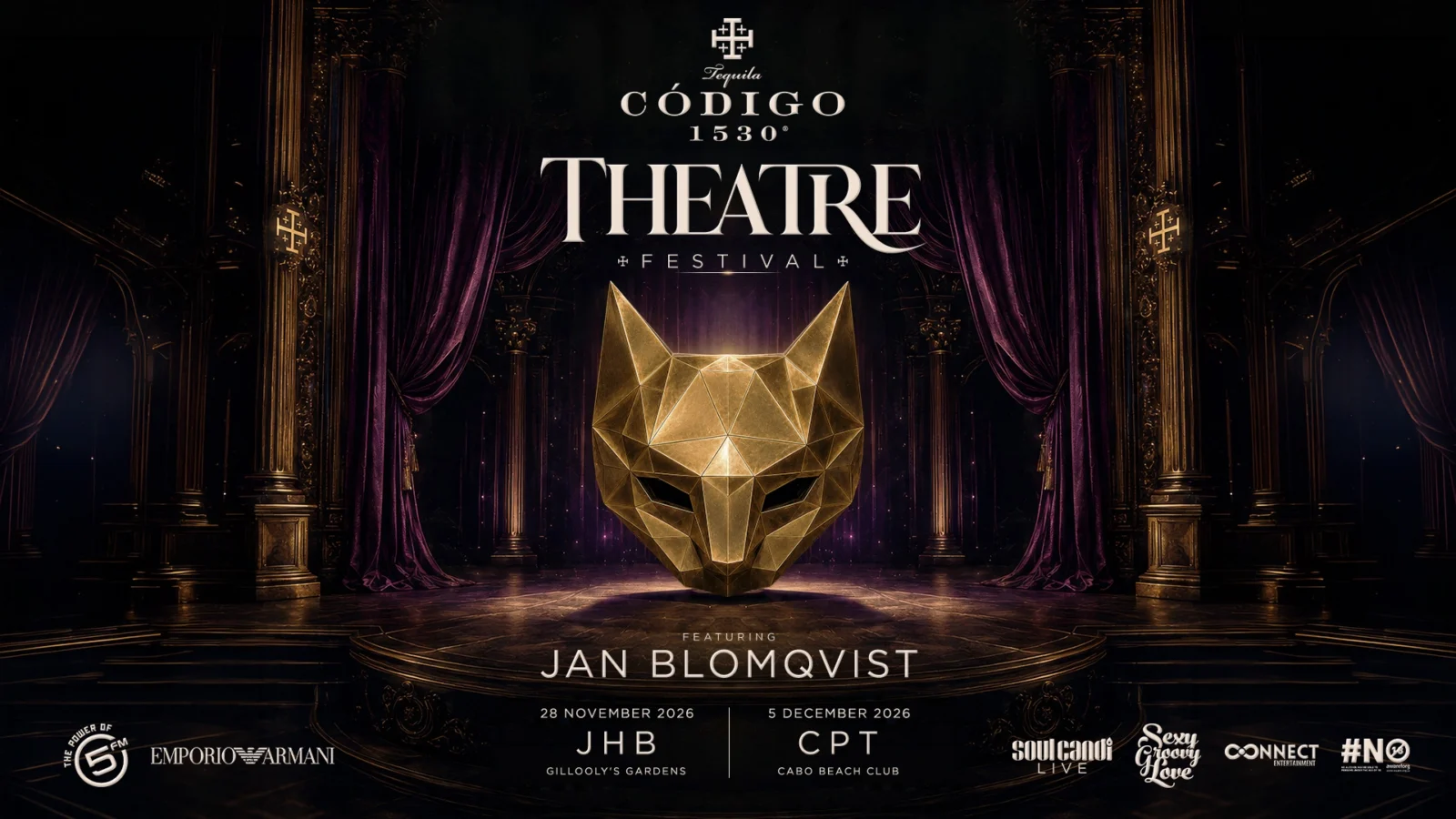 Còdigo Theatre presents Jan Blomqvist: Cape Town 2026 cover