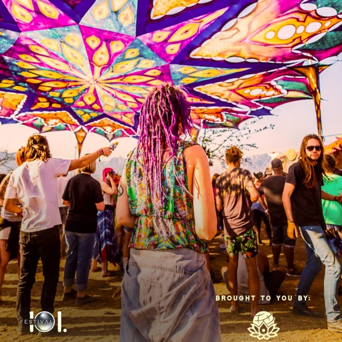 Earthdance – Festival goer on the Dancefloor – Copy