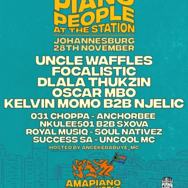 Piano People Johannesburg lineup graphic