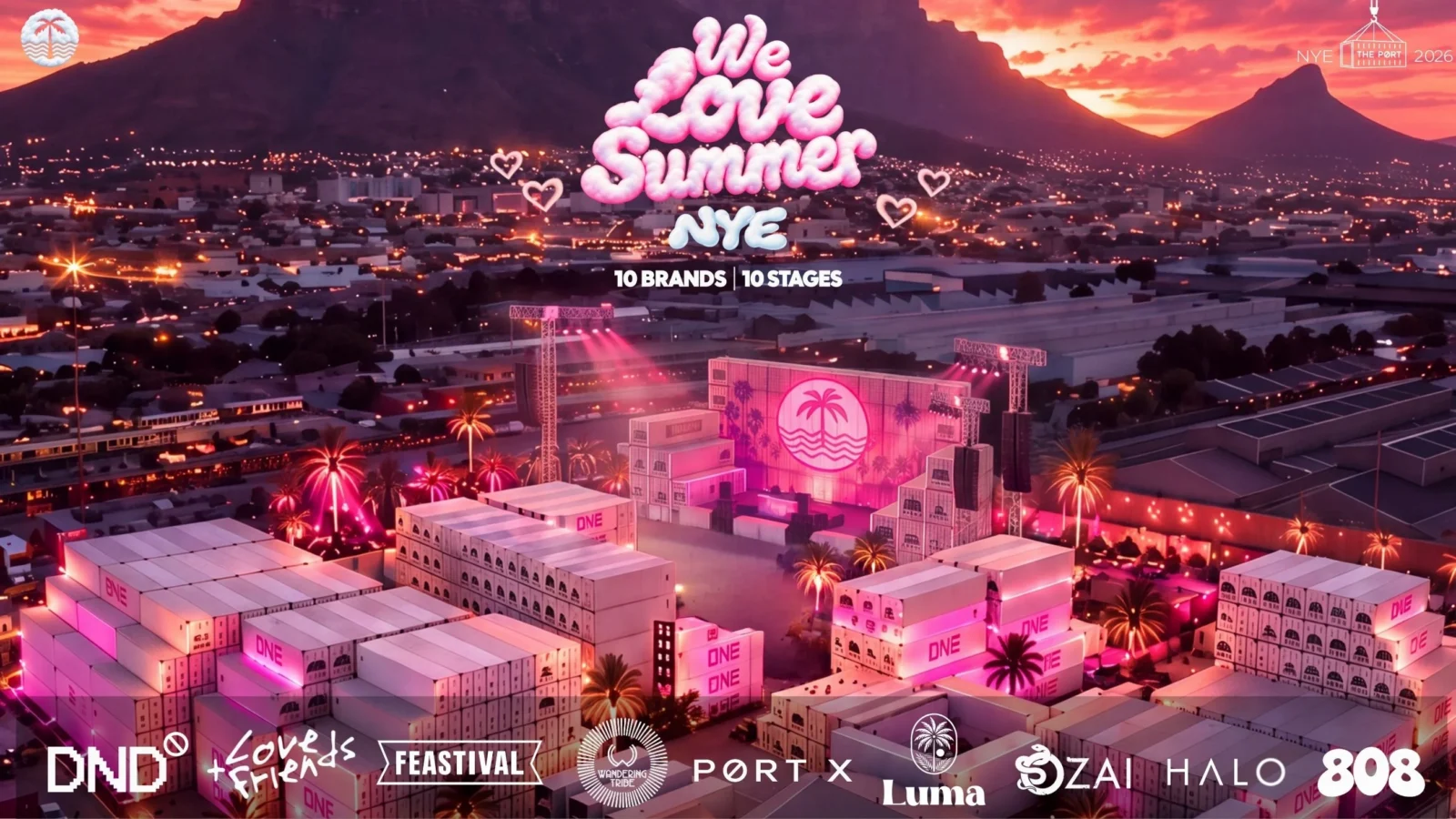 We Love Summer NYE Festival cover